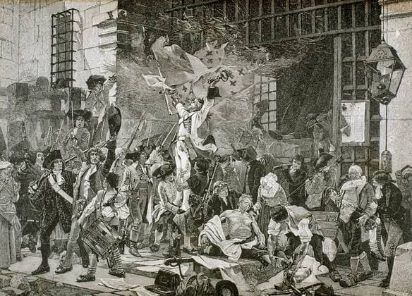 French Revolution. The Storming of the Bastille in Paris occurred on 14 July, 1789.  Copyright: xFredericoxTarresx xDanitaxDelimont HI13 PRI0154
