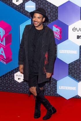 Hugo Gloss arrives at the MTV Europe Music Awards in Rotterdam, The Netherlands on November 6, 2016.  ROT20161106836 SVENxHOOGERHUIS