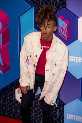 Jaden Smith arrives at the MTV Europe Music Awards in Rotterdam, The Netherlands on November 6, 2016.  ROT20161106855 SVENxHOOGERHUIS