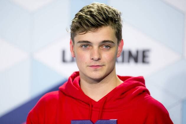 Martin Garrix arrives in the photo room during the MTV Europe Music Awards in Rotterdam, The Netherlands on November 6, 2016.  ROT20161106914 SVENxHOOGERHUIS