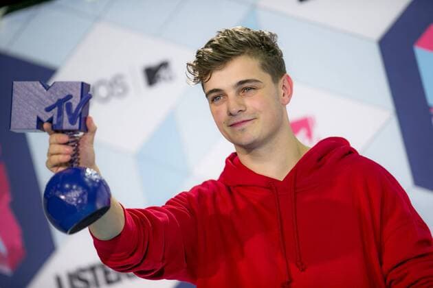 Bilder des Tages Martin Garrix arrives in the photo room during the MTV Europe Music Awards in Rotterdam, The Netherlands on November 6, 2016.  ROT20161106915 SVENxHOOGERHUIS