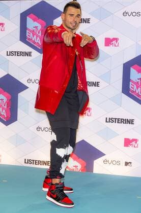 Afrojack arrives in the photo room during the MTV Europe Music Awards in Rotterdam, The Netherlands on November 6, 2016.  ROT20161106922 SVENxHOOGERHUIS