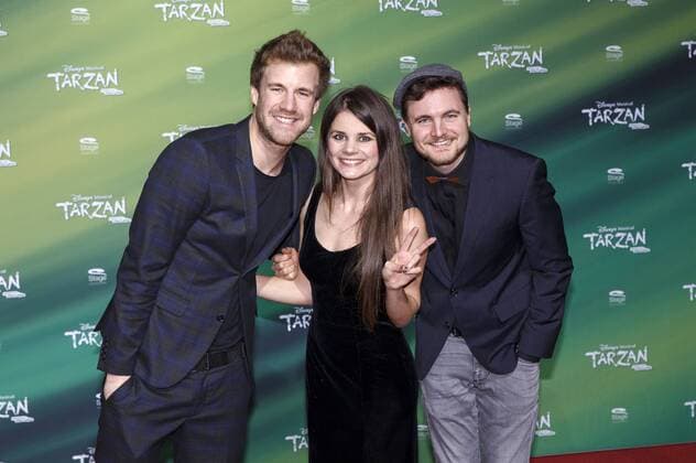Luke Mockridge, Joyce Ilg und Philipp Laude bei der Premiere des Musicals Tarzan im Stage Metronom Theater. Oberhausen, 06.11.2016 Foto:xC.xHardtx xFuturexImage