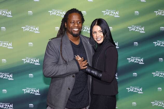 Mola Adebisi mit Freundin Joanne bei der Premiere des Musicals Tarzan im Stage Metronom Theater. Oberhausen, 06.11.2016 Foto:xC.xHardtx xFuturexImage
