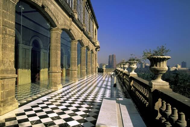 North America, Mexico, Mexico City, Castillo de Chapultapec. Balcony  Copyright: xWalterxBibikowx xDanitaxDelimont SA13 WBI0671