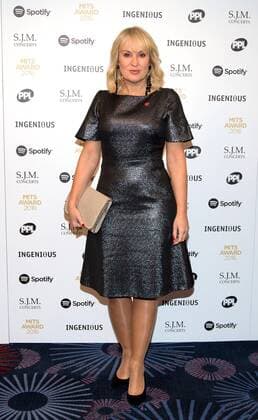 English TV presenter Nicki Chapman attending the Music Industry Trusts Award, at Grosvenor House in London. NOVEMBER 7th 2016  DFLx163483