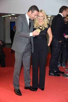 Kai Pflaume, Barbara Schöneberger Das Goldene Lenkrad 2016 im Axel-Springer-Haus in Berlin am 08.11.2016