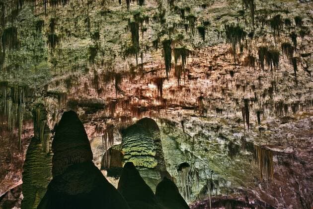 Hall of Giants, Big Room, Carlsbad Caverns National Park and World Heritage Site, Carlsbad, New Mexico  Copyright: xAdamxJonesx xDanitaxDelimont US32 AJE0026