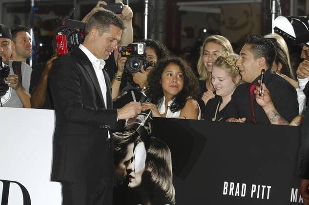 Allied Filmpremiere in Los Angeles Brad Pitt ALLIED FAN SCREENING Los Angeles Patrick Rideaux PicturePerfect