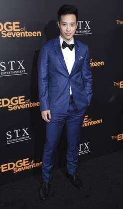 Cast member Hayden Szeto attends the premiere of The Edge of Seventeen held at the Regal LA Live in Los Angeles on November 9, 2016.  LAP20161109114 PHILxMcCARTEN