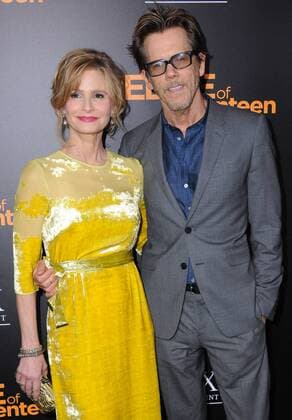 November 9, 2016 - Los Angeles, CA, United States - 09 November 2016 - Los Angeles, California. Kyra Sedgwick, Kevin Bacon. Screening Of STX Entertainment s The Edge Of Seventeen at Regal LA Live Stadium 14. Photo Credit: AdMedia Los Angeles United States - ZUMAa123 20161109_zaa_a123_427