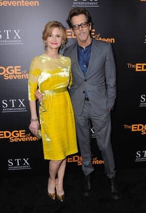 November 9, 2016 - Los Angeles, CA, United States - 09 November 2016 - Los Angeles, California. Kyra Sedgwick, Kevin Bacon. Screening Of STX Entertainment s The Edge Of Seventeen at Regal LA Live Stadium 14. Photo Credit: AdMedia Los Angeles United States - ZUMAa123 20161109_zaa_a123_430