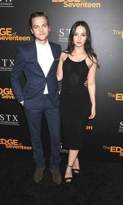 November 9, 2016 - Los Angeles, California, United States - November 9th 2016 - Los Angeles California USA - Actor ALEXANDER CALVERT, Actress JENNA BURNHAM at STX Entertainment s LA Special Screening of The Edge of Seventeen held at the Regal LA Live Theater, Los Angeles, CA Los Angeles United States - ZUMAf05_ 20161109_zaf_f05_023