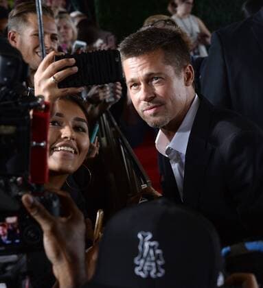 Cast member Brad Pitt attends the premiere of the motion picture romantic war thriller Allied at the Regency Village Theatre in the Westwood section of Los Angeles. Storyline: In 1942, an intelligence officer in North Africa encounters a female French Resistance fighter on a deadly mission behind enemy lines. When they reunite in London, their relationship is tested by the pressures of war.  LAP2016110943 JIMxRUYMEN