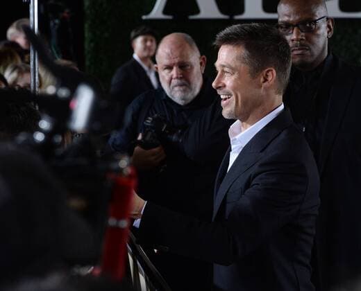 Cast member Brad Pitt attends the premiere of the motion picture romantic war thriller Allied at the Regency Village Theatre in the Westwood section of Los Angeles. Storyline: In 1942, an intelligence officer in North Africa encounters a female French Resistance fighter on a deadly mission behind enemy lines. When they reunite in London, their relationship is tested by the pressures of war.  LAP2016110939 JIMxRUYMEN