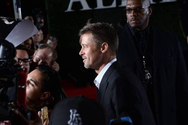 Cast member Brad Pitt attends the premiere of the motion picture romantic war thriller Allied at the Regency Village Theatre in the Westwood section of Los Angeles. Storyline: In 1942, an intelligence officer in North Africa encounters a female French Resistance fighter on a deadly mission behind enemy lines. When they reunite in London, their relationship is tested by the pressures of war.  LAP2016110944 JIMxRUYMEN