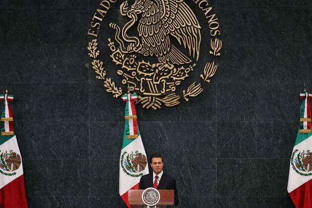 Enrique Pena Nieto PK in Mexiko-Stadt November 9, 2016 - Mexico - EUM20161109NAC05.JPG.CIUDAD DE MEXICO PresidentPresidente-EPN.- El presidente Enrique Pena Nieto en el mensaje a medios con motivo de las elecciones presidenciales en los Estados Unidos y del triunfo del candidato republicano, Donald Trump, 9 de noviembre de 2016.  - ZUMAu78_ 20161109_zaf_u78_052