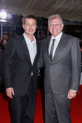 Brad Pitt und Robert Zemeckis bei der Allied Film Premiere am 9.11.2016 in Westwood, Los Angeles Allied Filmpremiere in Los Angeles, 2016 