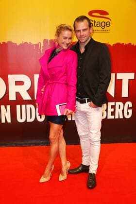Rhea Harder-Vennewald und ihr Ehemann Jörg Vennewald bei der Hinterm Horizont Musical Premiere am 10.11.2016 in Hamburg Hinterm Horizont Musical Premiere in Hamburg, 2016 