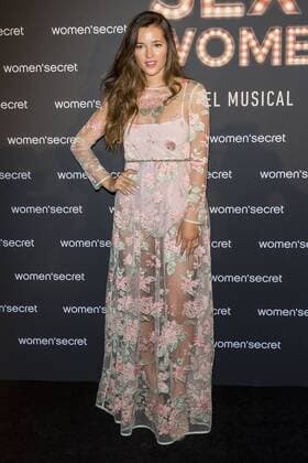 Malena Costa during the presentation of the Women secret musical with Elsa Pataky at Circulo Bellas artes in Madrid, Spain. November 10, 2016.  (20161110027)