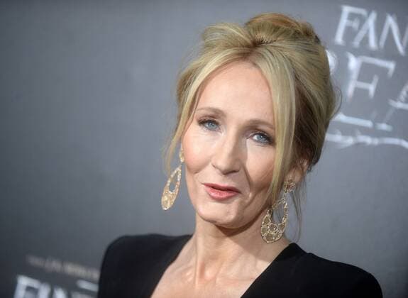 J. K. Rowling arrives on the red carpet at the Fantastic Beasts And Where To Find Them World Premiere at Alice Tully Hall, Lincoln Center on November 10, 2016 in New York City.  NYP20161110140 DENNISxVANxTINE
