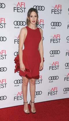 November 10, 2016 - Los Angeles, California, United States - November 10th 2016 - Los Angeles California USA - Actress TAISSA FARMIGA at the AFI Film Festival Opening Night Premiere Rules Don t Apply held at the TCL Chinese Theater, Los Angeles, CA Los Angeles United States - ZUMAf05_ 20161110_zaf_f05_069