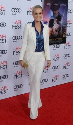 Laeticia Hallyday attends the premiere of the motion picture dramatic comedy Rules Don t Apply at TCL Chinese Theatre in the Hollywood section of Los Angeles on November 10, 2016. Storyline: An unconventional love story of an aspiring actress, her determined driver, and the eccentric billionaire who they work for.  LAP2016111029 JIMxRUYMEN