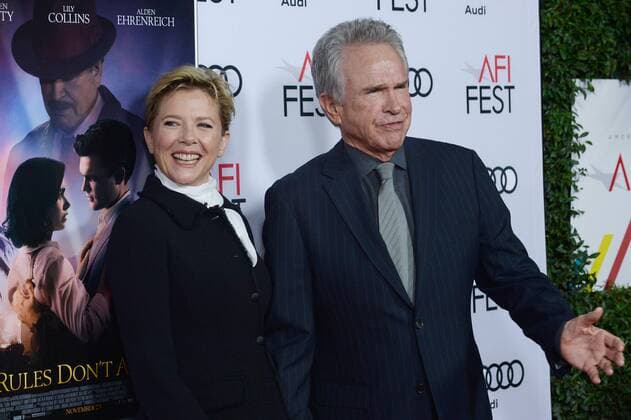 Cast members Warren Beatty and Annette Bening attend the premiere of the motion picture dramatic comedy Rules Don t Apply at TCL Chinese Theatre in the Hollywood section of Los Angeles on November 10, 2016. Storyline: An unconventional love story of an aspiring actress, her determined driver, and the eccentric billionaire who they work for.  LAP2016111006 JIMxRUYMEN