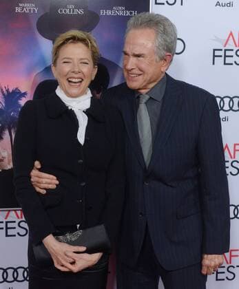 Cast members Warren Beatty and Annette Bening attend the premiere of the motion picture dramatic comedy Rules Don t Apply at TCL Chinese Theatre in the Hollywood section of Los Angeles on November 10, 2016. Storyline: An unconventional love story of an aspiring actress, her determined driver, and the eccentric billionaire who they work for.  LAP2016111039 JIMxRUYMEN