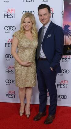Cast member Megan Hilty and her husband Brian Gallagher attend the premiere of the motion picture dramatic comedy Rules Don t Apply at TCL Chinese Theatre in the Hollywood section of Los Angeles on November 10, 2016. Storyline: An unconventional love story of an aspiring actress, her determined driver, and the eccentric billionaire who they work for.  LAP2016111038 JIMxRUYMEN