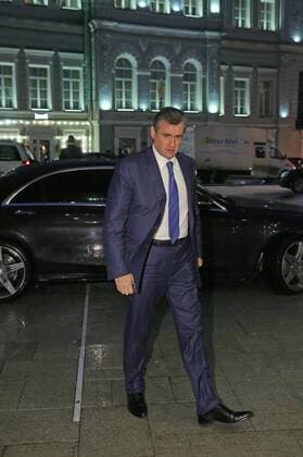 MOSCOW, RUSSIA - NOVEMBER 11, 2016: Russian State Duma member Leonid Slutsky seen ahead of a launch event for a book titled With Me and Without Me written by Vitaly Ignatenko, general director of the ITAR-TASS News Agency in 1991-2012. Dmitry Serebryakov TASS  TS0375FC