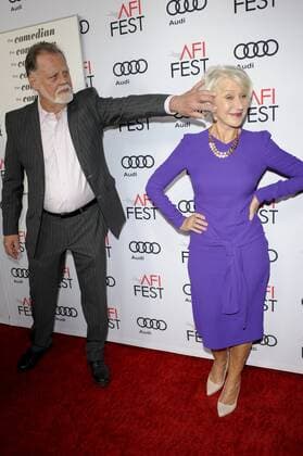 Taylor Hackford & wife Helen Mirren AFI FEST SCREENING OF THE COMEDIAN Hollywood Patrick Rideaux PicturePerfect