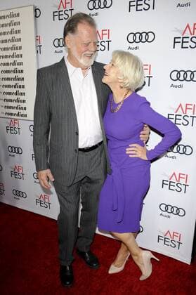 Taylor Hackford & wife Helen Mirren AFI FEST SCREENING OF THE COMEDIAN Hollywood Patrick Rideaux PicturePerfect