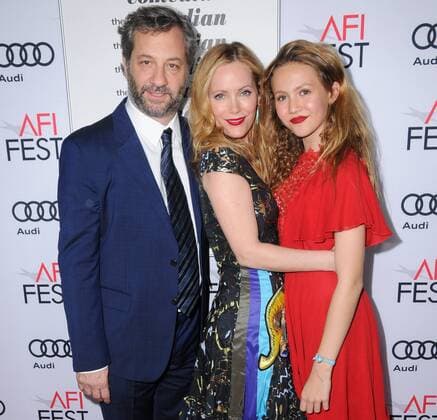 November 11, 2016 - Hollywood, CA, United States - 11 November 2016 - Hollywood, California. Judd Apatow, Leslie Mann, Iris Apatow. AFI FEST 2016 Presented By Audi - Premiere Of Sony Pictures Classics The Comedian held at The Egyptian Theater. Photo Credit: AdMedia Hollywood United States - ZUMAa123 20161111_zaa_a123_051