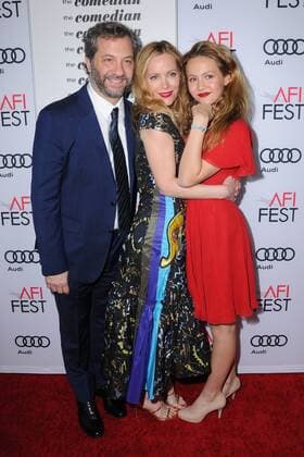 November 11, 2016 - Hollywood, CA, United States - 11 November 2016 - Hollywood, California. Judd Apatow, Leslie Mann, Iris Apatow. AFI FEST 2016 Presented By Audi - Premiere Of Sony Pictures Classics The Comedian held at The Egyptian Theater. Photo Credit: AdMedia Hollywood United States - ZUMAa123 20161111_zaa_a123_052