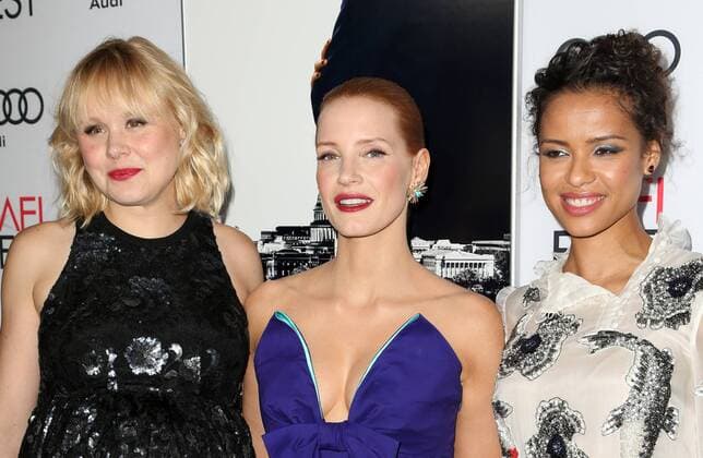 November 11, 2016 - Hollywood, CA, United States - 11 November 2016 - Hollywood, California - Alison Pill, Jessica Chastain, Gugu Mbatha-Raw. AFI FEST 2016 Presented By Audi - Premiere Of EuropaCorp USA s Miss Sloane held at The TCL Chinese 6 Theatres. Photo Credit: AdMedia Hollywood United States - ZUMAa123 20161111_zaa_a123_234
