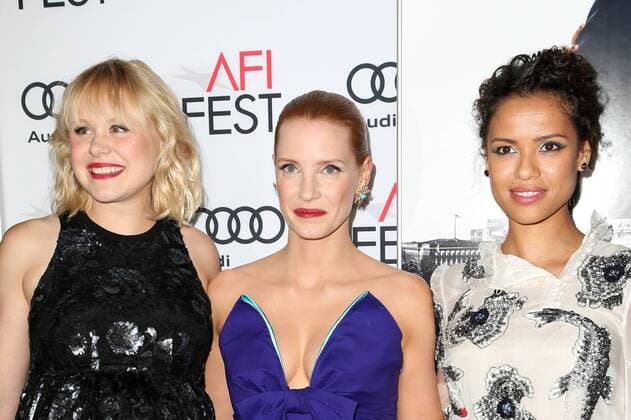 November 11, 2016 - Hollywood, CA, United States - 11 November 2016 - Hollywood, California - Alison Pill, Jessica Chastain, Gugu Mbatha-Raw. AFI FEST 2016 Presented By Audi - Premiere Of EuropaCorp USA s Miss Sloane held at The TCL Chinese 6 Theatres. Photo Credit: AdMedia Hollywood United States - ZUMAa123 20161111_zaa_a123_247