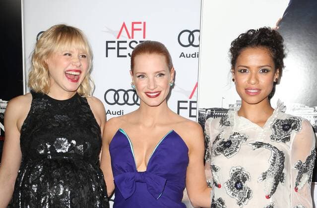November 11, 2016 - Hollywood, CA, United States - 11 November 2016 - Hollywood, California - Alison Pill, Jessica Chastain, Gugu Mbatha-Raw. AFI FEST 2016 Presented By Audi - Premiere Of EuropaCorp USA s Miss Sloane held at The TCL Chinese 6 Theatres. Photo Credit: AdMedia Hollywood United States - ZUMAa123 20161111_zaa_a123_251