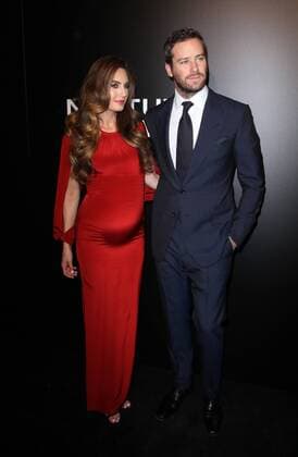 November 11, 2016 - Los Angeles, CA, United States - 11 November 2016 - Los Angeles, California - Armie Hammer with wife Elizabeth Chambers. Nocturnal Animals Los Angeles Screening held at the Hammer Museum. Photo Credit: AdMedia Los Angeles United States - ZUMAa123 20161111_zaa_a123_350