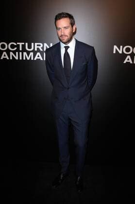November 11, 2016 - Los Angeles, CA, United States - 11 November 2016 - Los Angeles, California - Armie Hammer. Nocturnal Animals Los Angeles Screening held at the Hammer Museum. Photo Credit: AdMedia Los Angeles United States - ZUMAa123 20161111_zaa_a123_357