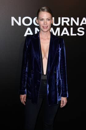 November 11, 2016 - Los Angeles, CA, United States - 11 November 2016 - Los Angeles, California - January Jones. Nocturnal Animals Los Angeles Screening held at the Hammer Museum. Photo Credit: AdMedia Los Angeles United States - ZUMAa123 20161111_zaa_a123_383