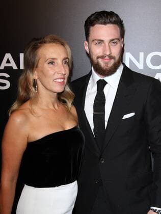 November 11, 2016 - Los Angeles, CA, United States - 11 November 2016 - Los Angeles, California - Aaron Taylor-Johnson with wife Sam Taylor-Johnson. Nocturnal Animals Los Angeles Screening held at the Hammer Museum. Photo Credit: AdMedia Los Angeles United States - ZUMAa123 20161111_zaa_a123_414