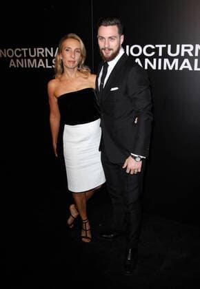 November 11, 2016 - Los Angeles, CA, United States - 11 November 2016 - Los Angeles, California - Aaron Taylor-Johnson with wife Sam Taylor-Johnson. Nocturnal Animals Los Angeles Screening held at the Hammer Museum. Photo Credit: AdMedia Los Angeles United States - ZUMAa123 20161111_zaa_a123_424