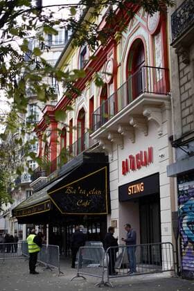 November 12, 2016 - Paris, France - A view of Bataclan concert hall in Paris on November 12, 2016, a few hours before the reopening concert by British musician Sting to mark the first anniversary of the November 13 Paris attacks. Le Bataclan, the live music venue at the centre of the 13 Nov 2015 Paris terror attacks, reopens for the first time since the tragedy with a performance by Sting on the eve of the 1st anniversary. Paris France  - ZUMAn230 20161112_zaa_n230_022