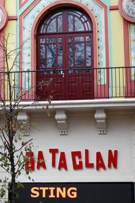 November 12, 2016 - Paris, France - A view of Bataclan concert hall in Paris on November 12, 2016, a few hours before the reopening concert by British musician Sting to mark the first anniversary of the November 13 Paris attacks. Le Bataclan, the live music venue at the centre of the 13 Nov 2015 Paris terror attacks, reopens for the first time since the tragedy with a performance by Sting on the eve of the 1st anniversary. Paris France  - ZUMAn230 20161112_zaa_n230_025
