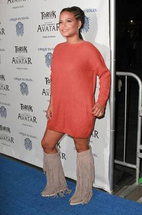 November 12, 2016 - Los Angeles, California, United States - 11 November 2016 - Los Angeles, California - Christina Milian. Cirque du Soleil Toruk - The First Flight Opening Night held at Staples Center. Photo Credit: PMA AdMedia Los Angeles United States - ZUMAa123 20161112_zaa_a123_064