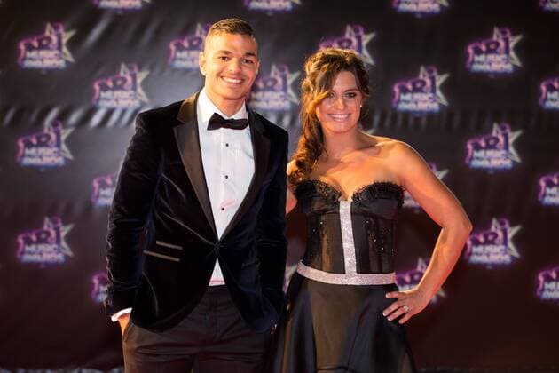 Hatem Ben Arfa, Laetitia Milot CELEBRITES : NRJ Music Awards - Cannes - 12 11 2016 NicolasGavet 