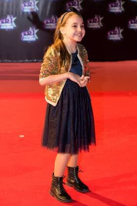 Manuela, Siegerin The Voice Kids 2016 CELEBRITES : NRJ Music Awards - Cannes - 12 11 2016 NicolasGavet 