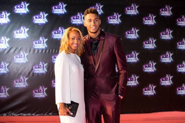 Tony Yoka mit Partnerin Estelle Mossely, CELEBRITES : NRJ Music Awards - Cannes - 12 11 2016 NicolasGavet 