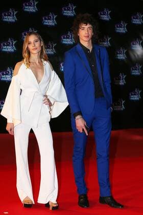 213403 Francois Glories Starface 2016-11-12 Cannes France NRJ Music Awards 2016. FRANCE Cannes 12-11-2016. Ilona Smet et le chanteur Julian Perretta au Nrj Music award 18 iemé édition.  Copyright: xFrancoisxGloriesx xStarfacex STAR_213403_208